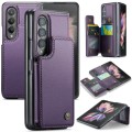 For Samsung Galaxy Z Fold3 5G CaseMe C22 PC+TPU Business Style RFID Anti-theft Leather Phone Case(Pu