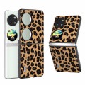 For Huawei Pocket 2 ABEEL Black Edge Leopard Phone Case(Leopard Print)