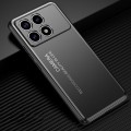For Xiaomi Redmi K70 Frosted Metal Phone Case(Black)