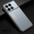 For Xiaomi Redmi K70 Frosted Metal Phone Case(Blue)