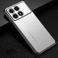 For Xiaomi Redmi K70 Frosted Metal Phone Case(Silver)