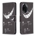 For Honor 100 Pro Colored Drawing Pattern Leather Phone Case(Smirk)