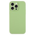 For iPhone 15 Pro Max Pure Color Liquid Silicone Fine Pore Phone Case(Mint Green)