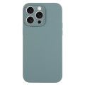 For iPhone 15 Pro Max Pure Color Liquid Silicone Fine Pore Phone Case(Pine Needle Green)