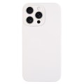 For iPhone 15 Pro Pure Color Liquid Silicone Fine Pore Phone Case(White)