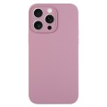 For iPhone 15 Pro Pure Color Liquid Silicone Fine Pore Phone Case(Black Currant)