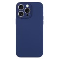 For iPhone 15 Pro Pure Color Liquid Silicone Fine Pore Phone Case(Royal Blue)