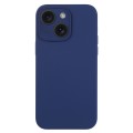 For iPhone 15 Plus Pure Color Liquid Silicone Fine Pore Phone Case(Royal Blue)