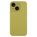 For iPhone 15 Plus Pure Color Liquid Silicone Fine Pore Phone Case(Willow Green)