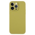 For iPhone 14 Pro Max Pure Color Liquid Silicone Fine Pore Phone Case(Willow Green)