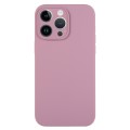 For iPhone 13 Pro Max Pure Color Liquid Silicone Fine Pore Phone Case(Black Currant)