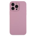 For iPhone 12 Pro Max Pure Color Liquid Silicone Fine Pore Phone Case(Black Currant)