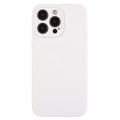 For iPhone 12 Pro Pure Color Liquid Silicone Fine Pore Phone Case(White)