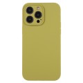 For iPhone 12 Pro Pure Color Liquid Silicone Fine Pore Phone Case(Willow Green)
