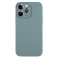 For iPhone 11 Pro Max Pure Color Liquid Silicone Fine Pore Phone Case(Pine Needle Green)