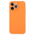 For iPhone 11 Pro Max Pure Color Liquid Silicone Fine Pore Phone Case(Orange)