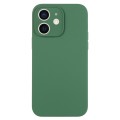 For iPhone 11 Pure Color Liquid Silicone Fine Pore Phone Case(Clover Green)