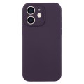 For iPhone 11 Pure Color Liquid Silicone Fine Pore Phone Case(Berry Purple)