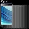 For Itel A25 50pcs 0.26mm 9H 2.5D Tempered Glass Film