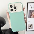 For iPhone 15 Pro Max Liquid Silicone Phone Case(Mint Green)