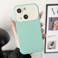 For iPhone 15 Liquid Silicone Phone Case(Mint Green)