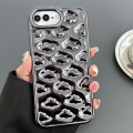 For iPhone 8 Plus / 7 Plus / 6 Plus Cloud Texture Electroplated TPU Phone Case(Black)