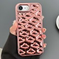 For iPhone SE 2022 / SE 2020 / 8 / 7 Cloud Texture Electroplated TPU Phone Case(Rose Gold)