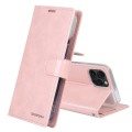 For iPhone 15 Pro Max GOOSPERY BLUE MOON Crazy Horse Texture Leather Phone Case(Rose Gold)