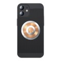 For iPhone 11 Honeycomb Hole Copper Cooling Phone Case with Lens Film(Black)