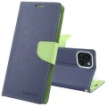 For iPhone 15 Plus GOOSPERY FANCY DIARY Cross Texture Leather Phone Case(Navy Blue)
