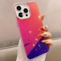 For iPhone 15 Pro Max Mirror Glitter IMD Phone Case(Purple)