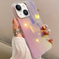 For iPhone 15 Mirror Glitter IMD Phone Case(Silver)