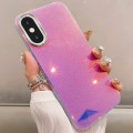 For iPhone XS / X Mirror Glitter IMD Phone Case(Pink)