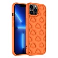 For iPhone 13 Pro 3D Cloud Pattern TPU Phone Case(Orange)