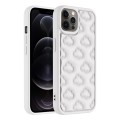 For iPhone 12 Pro 3D Cloud Pattern TPU Phone Case(White)