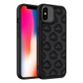 For iPhone X / XS 3D Cloud Pattern TPU Phone Case(Black)