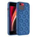 For iPhone SE 2022 / 2020 / 8 / 7 3D Cloud Pattern TPU Phone Case(Dark Blue)