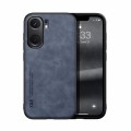 For vivo iQOO Neo9 Skin Feel Magnetic Leather Back Phone Case(Blue)
