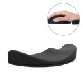 Silicone Wrist Support Mouse Pad Mobile Palm Rest Office Hand Rest, Spec:Black Left Hand