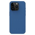 For iPhone 15 Pro NILLKIN Frosted Shield Pro Magnetic Magsafe Phone Case(Blue)