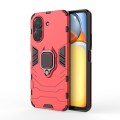 For Xiaomi Redmi 13C 4G / 5G  Shockproof PC + TPU Holder Phone Case(Red)