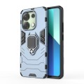 For Xiaomi Redmi Note 13 4G Shockproof PC + TPU Holder Phone Case(Navy Blue)