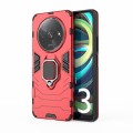 For Xiaomi Redmi A3 4G Shockproof PC + TPU Holder Phone Case(Red)
