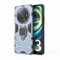 For Xiaomi Redmi A3 4G Shockproof PC + TPU Holder Phone Case(Navy Blue)