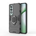 For OnePlus Nord CE4 5G Shockproof PC + TPU Holder Phone Case(Black)