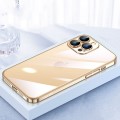 For iPhone 15 Pro Max SULADA JINGJIA Series Lens Protector PC Phone Case(Gold)