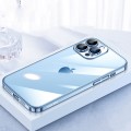 For iPhone 15 Pro Max SULADA JINGJIA Series Lens Protector PC Phone Case(Sierra Blue)
