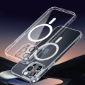 For iPhone 15 Pro SULADA Jingpin Series MagSafe All-inclusive Lens Electroplated TPU Phone Case(Tran