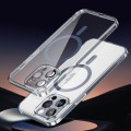 For iPhone 15 Pro SULADA Jingpin Series MagSafe All-inclusive Lens Electroplated TPU Phone Case(Tran