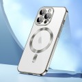 For iPhone 15 Pro Max SULADA MagSafe Plating TPU Shockproof Phone Soft Case(Titanium Grey)